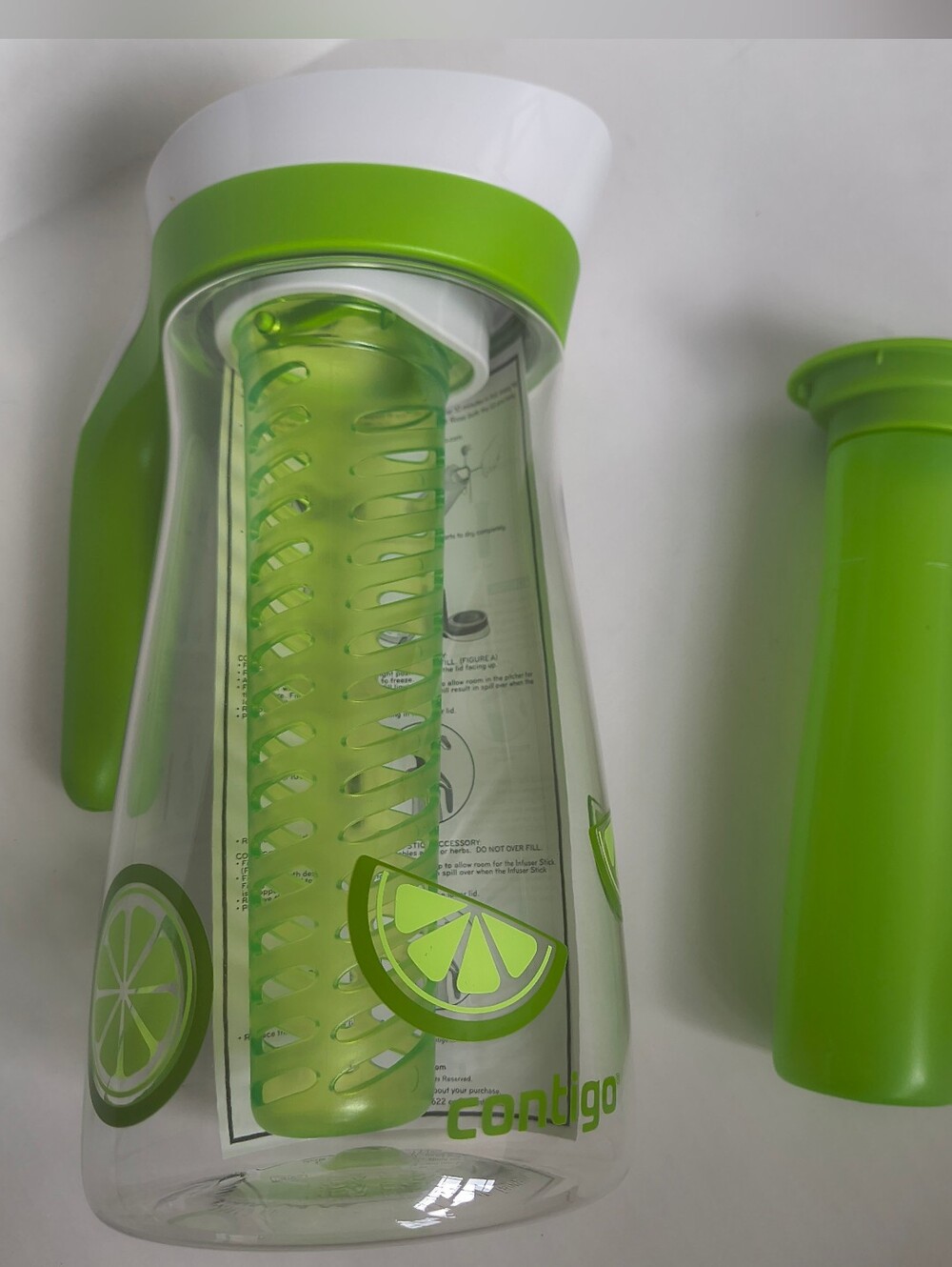 Contigo Autoseal Infuser Pitcher – Fresh Lime Green (NEW in Box)